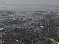Nordsee 2017 Joerg (110)  Emden mit Blick auf den Industriehafen und Nationalpark Niedersächsisches Wattenmeer